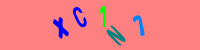 Blue Captcha Image