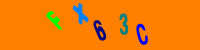 Blue Captcha Image