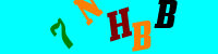 Blue Captcha Image