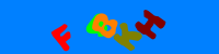 Blue Captcha Image