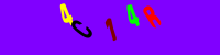 Blue Captcha Image
