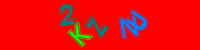 Blue Captcha Image