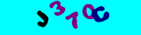 Blue Captcha Image