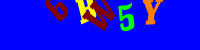 Blue Captcha Image
