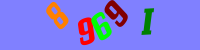 Blue Captcha Image
