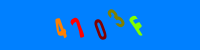 Blue Captcha Image