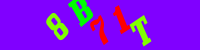Blue Captcha Image