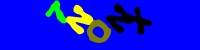 Blue Captcha Image