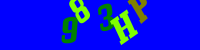 Blue Captcha Image