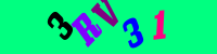Blue Captcha Image