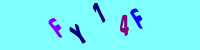 Blue Captcha Image
