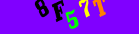 Blue Captcha Image