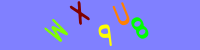 Blue Captcha Image