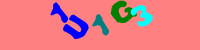 Blue Captcha Image