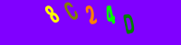 Blue Captcha Image