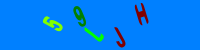 Blue Captcha Image