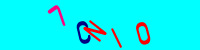 Blue Captcha Image