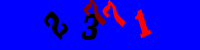 Blue Captcha Image
