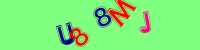 Blue Captcha Image