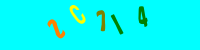Blue Captcha Image