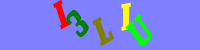 Blue Captcha Image