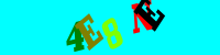 Blue Captcha Image