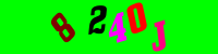 Blue Captcha Image