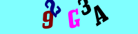Blue Captcha Image