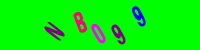 Blue Captcha Image