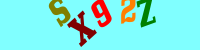 Blue Captcha Image