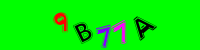 Blue Captcha Image