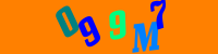 Blue Captcha Image