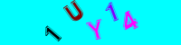 Blue Captcha Image