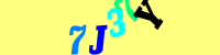 Blue Captcha Image