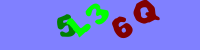 Blue Captcha Image