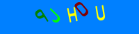 Blue Captcha Image