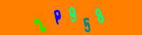 Blue Captcha Image