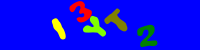 Blue Captcha Image