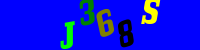 Blue Captcha Image