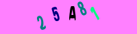 Blue Captcha Image