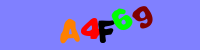 Blue Captcha Image