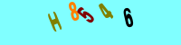 Blue Captcha Image