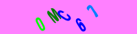 Blue Captcha Image