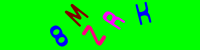Blue Captcha Image