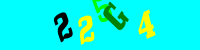 Blue Captcha Image