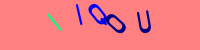 Blue Captcha Image