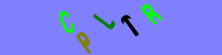 Blue Captcha Image
