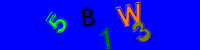 Blue Captcha Image