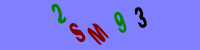 Blue Captcha Image
