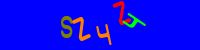 Blue Captcha Image
